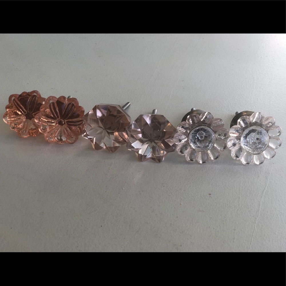 Anthropologie Pink Variety Knobs